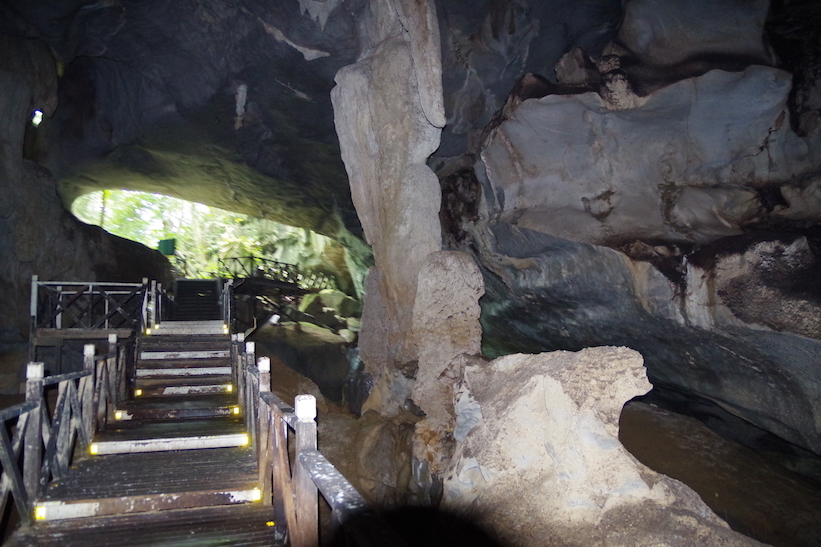 Stalagmite Wind Cave at Bau Sarawak