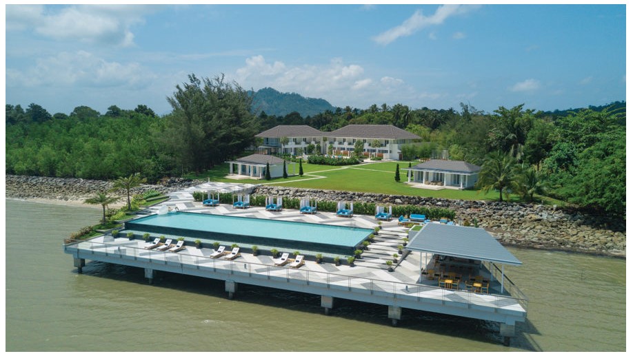 Cove 55 Kuching Overwater Sea Deck with Infinity Pool